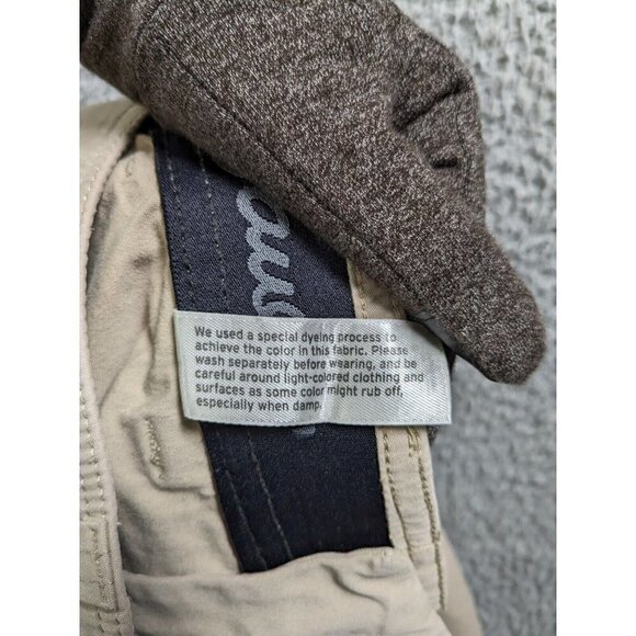 Eddie Bauer First Ascent Shorts Mens 30 Cotton Nylon Stretch Cargo Trail Beige - Picture 5 of 16